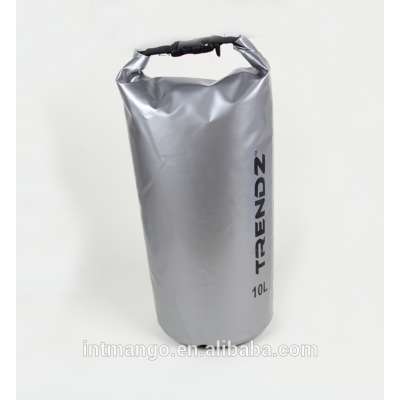 10L Silver Waterproof Bag, Waterproof Dry Bag For Hiking