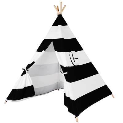 Wholesale  Stripped Cotton Canvas Indian Teepee Kids Play Tent