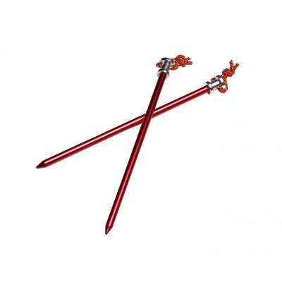 Luxury Red Longer Snow Tent Pegs Anchor Aluminum Tent Stakes Pegs